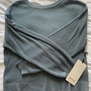 Lululemon Reversible Crossover Sweater NWT Sz 8